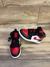 Air Jordan 1 Mid PS 'Black Fire Red' Sneakers sz 11c