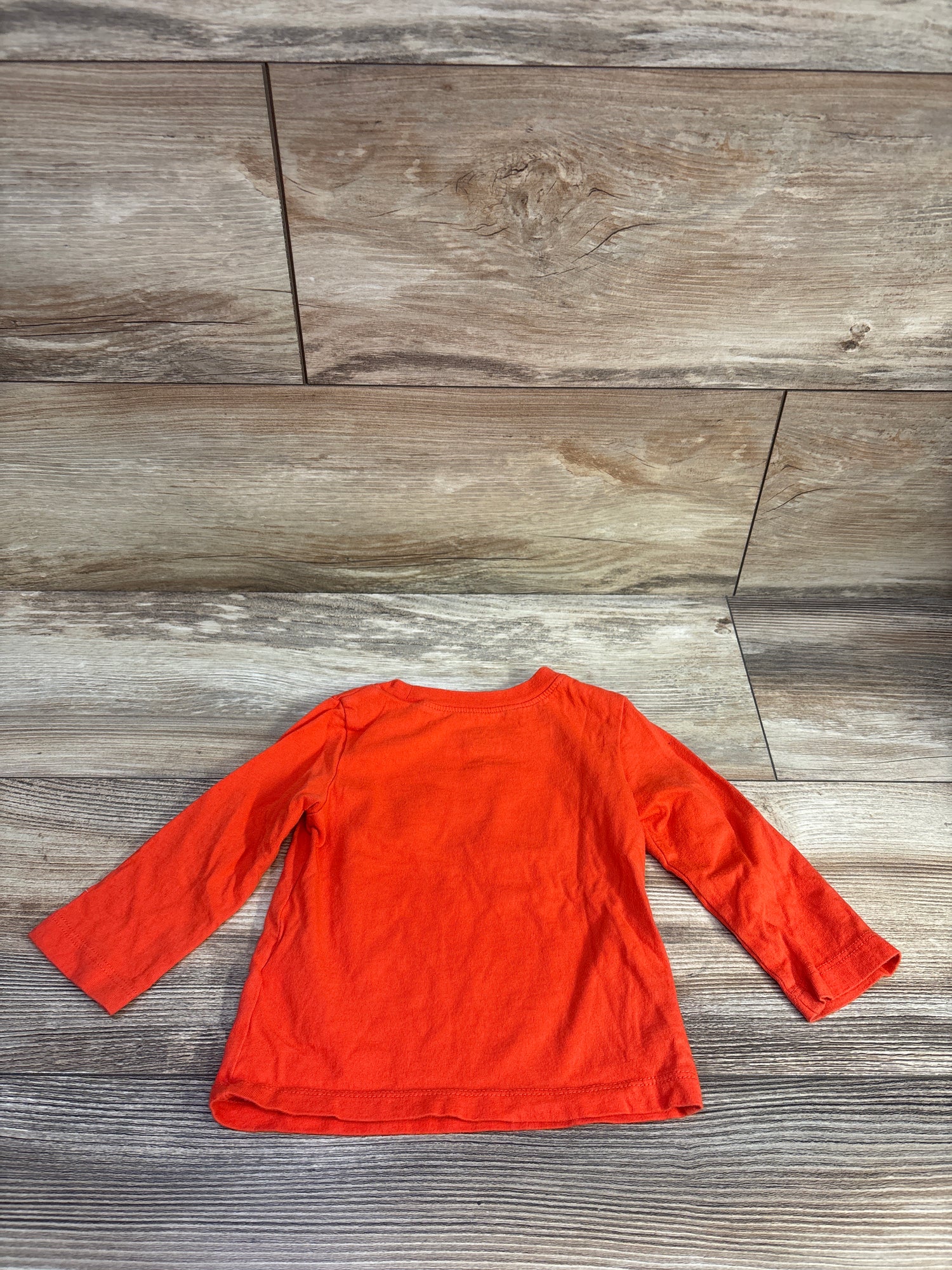 Baby Gap Long Sleeve Dinosaur Shirt Orange sz 6-12m