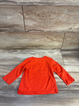 Baby Gap Long Sleeve Dinosaur Shirt Orange sz 6-12m