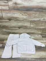 H&M 2pc Knit Hooded Sweatshirt & Pants Set Beige sz 3T