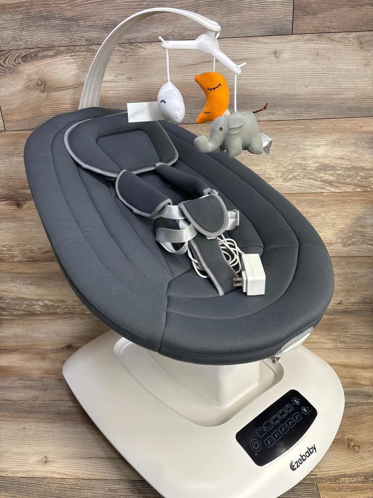 Ezebaby Electric Baby Swing Bluetooth Enabled & Remote Control - Grey