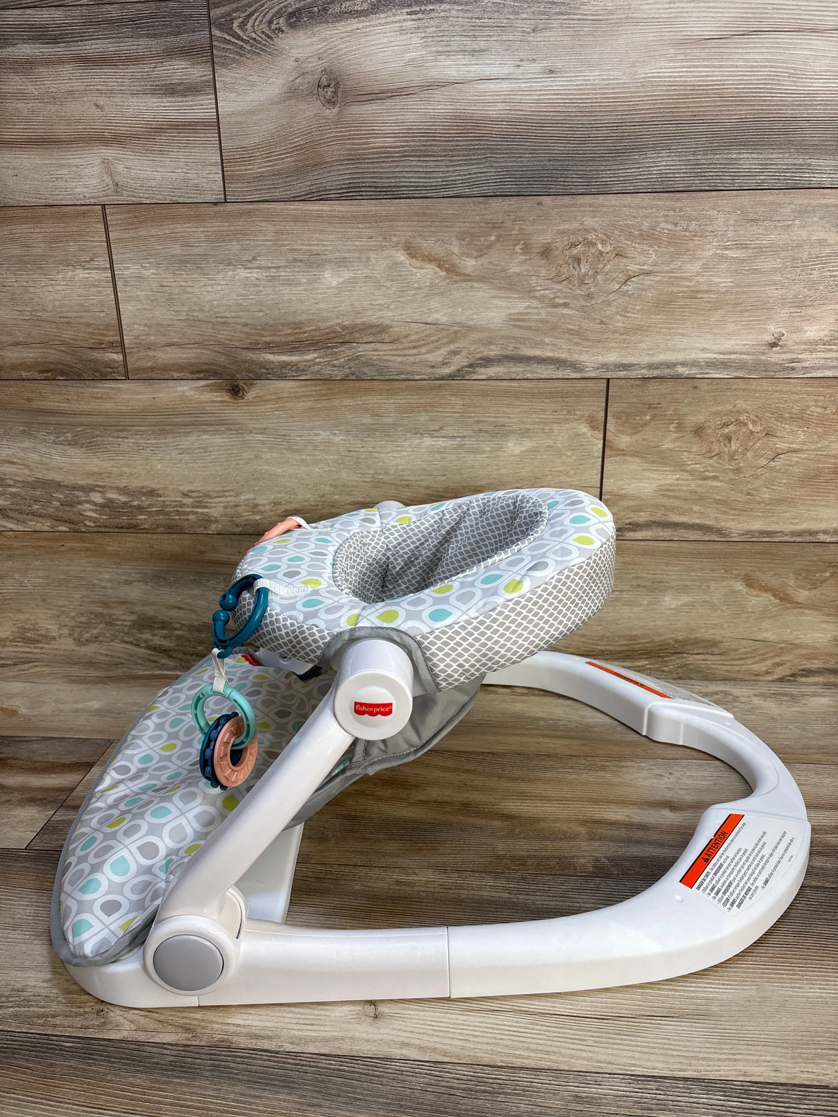 Fisher Price Sit Me Up Floor Seat in Grey