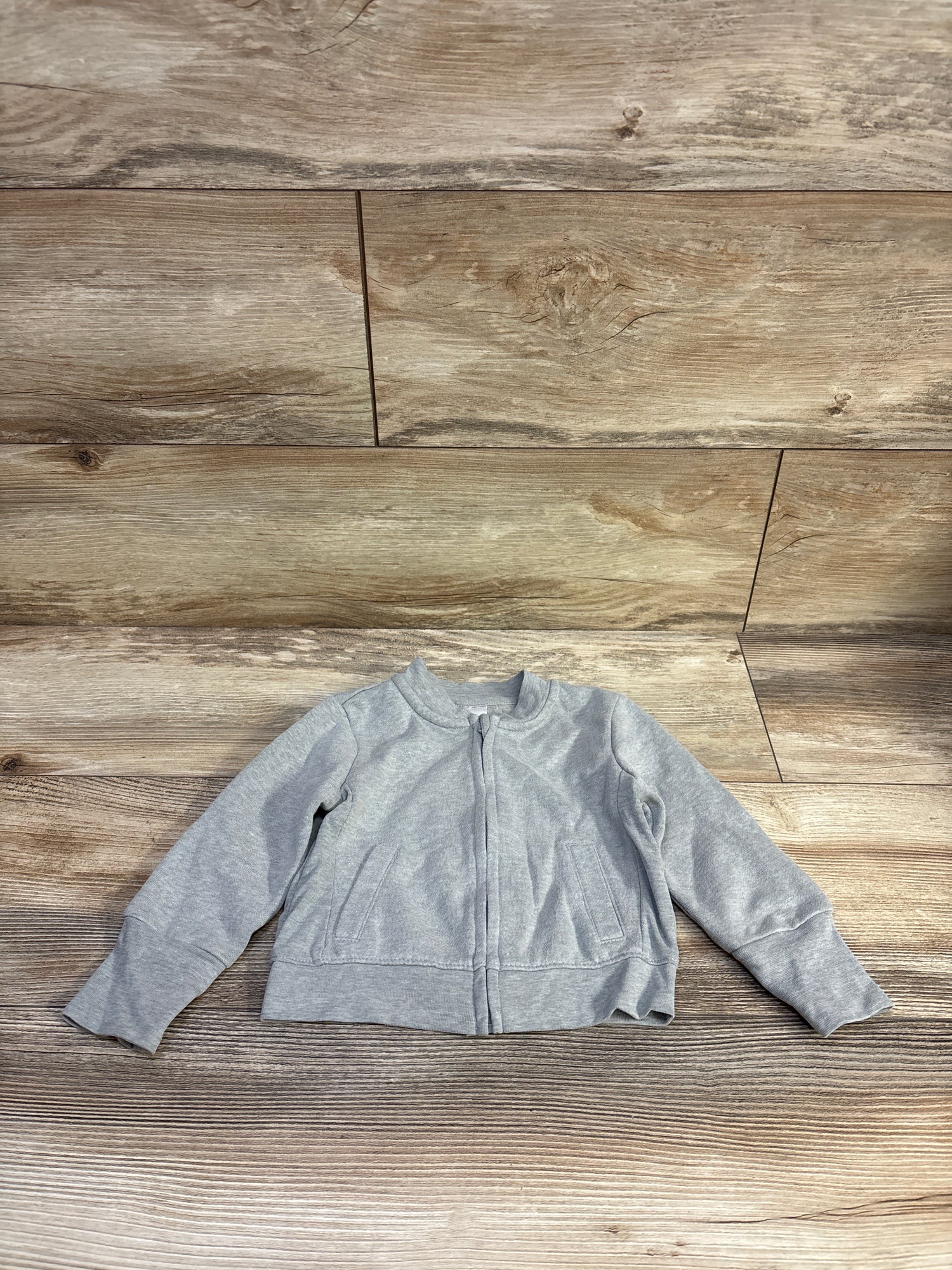 Hanes Zip-Up Sweatshirt Grey sz 12-18m