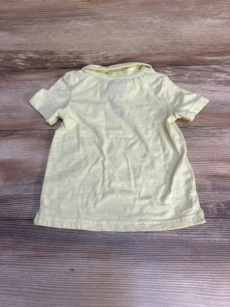 Cat & Jack Polo Shirt Yellow sz 2T - Me n Mommy To Be