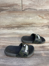 Puma Cool Cat Camo Slides Green sz 11c