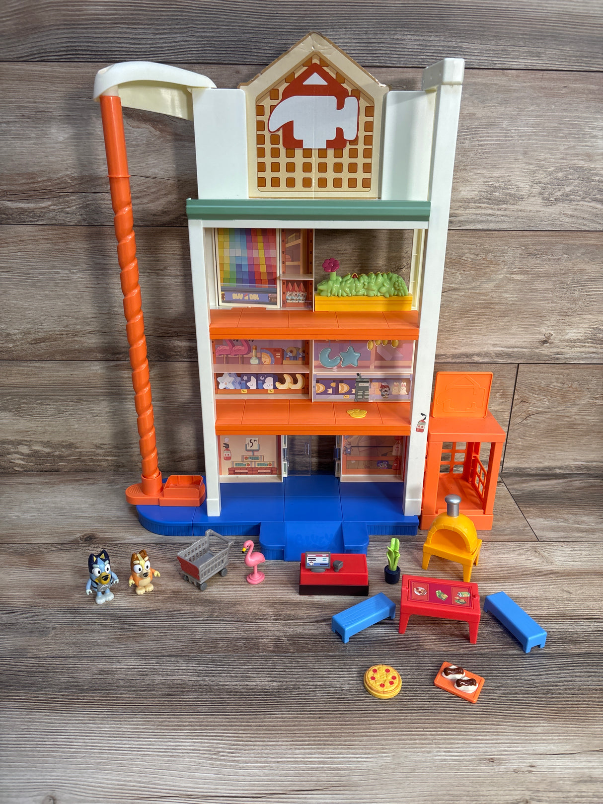 Bluey Hammerbarn Mega Kids Home Improvement Store Playset