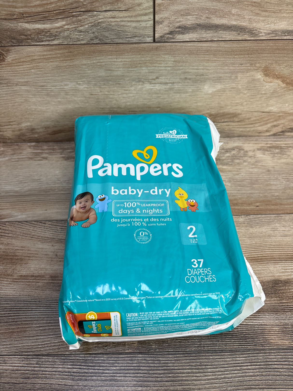 NEW Pampers Baby-Dry Diapers, Size 2 37ct.
