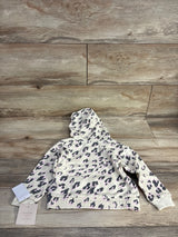 NEW Grayson Mini Leopard Print Pull Over Sweater Off-White sz 2T