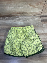 Cat & Jack Dino Print Swim Trunks Neon  sz 2T