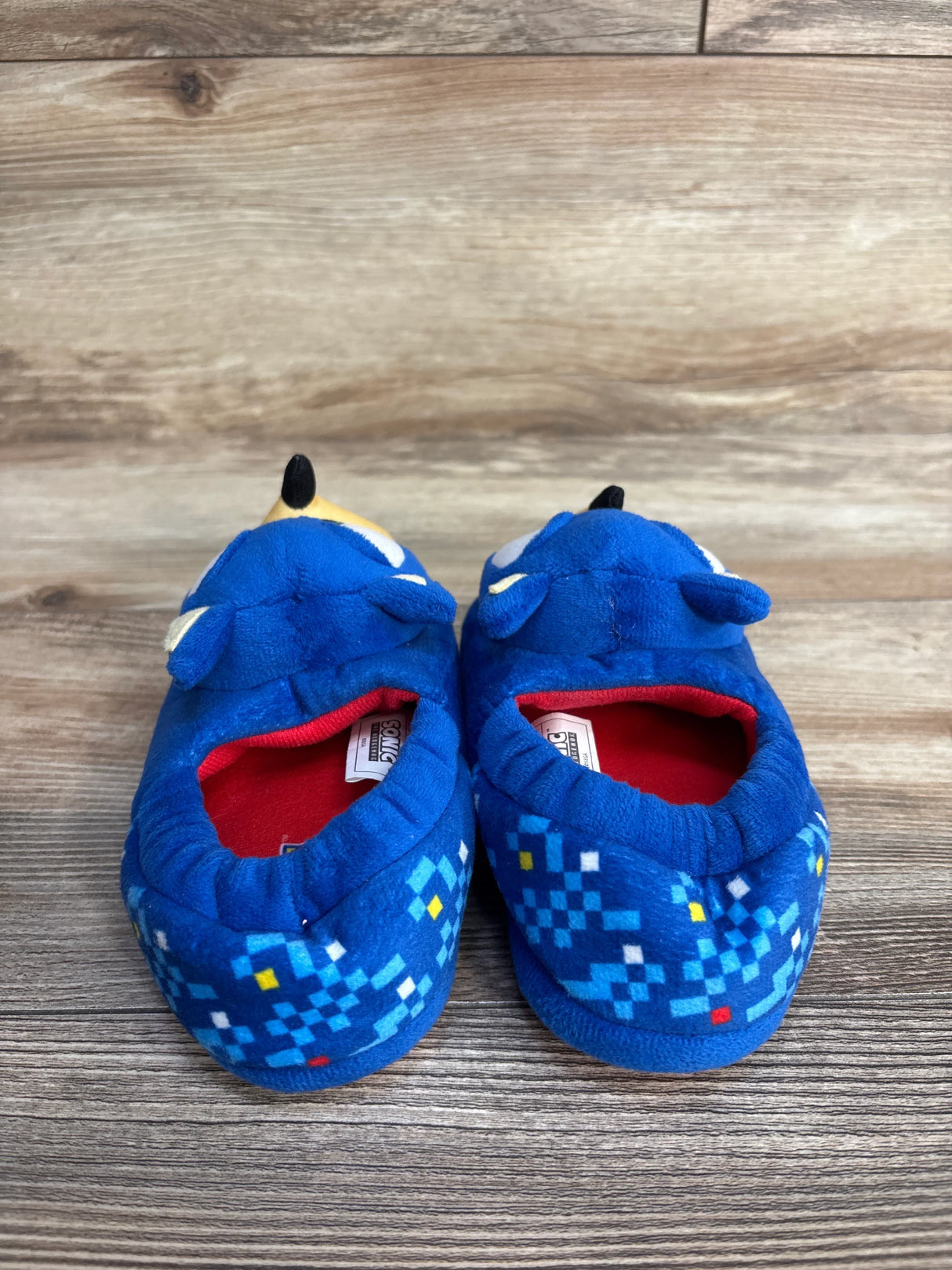 Sonic the Hedgehog 3D Slippers, Blue sz 9/10c