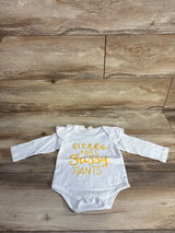 NEW Pat Pat Little Miss Sassy Pants Bodysuit White sz 12-18m