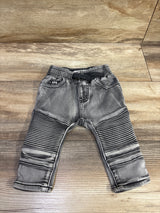 Cotton On Baby Jay Moto Jeans Grey sz 3-6m