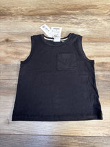 NEW Zara Sleeveless Shirt Black sz 18-24m