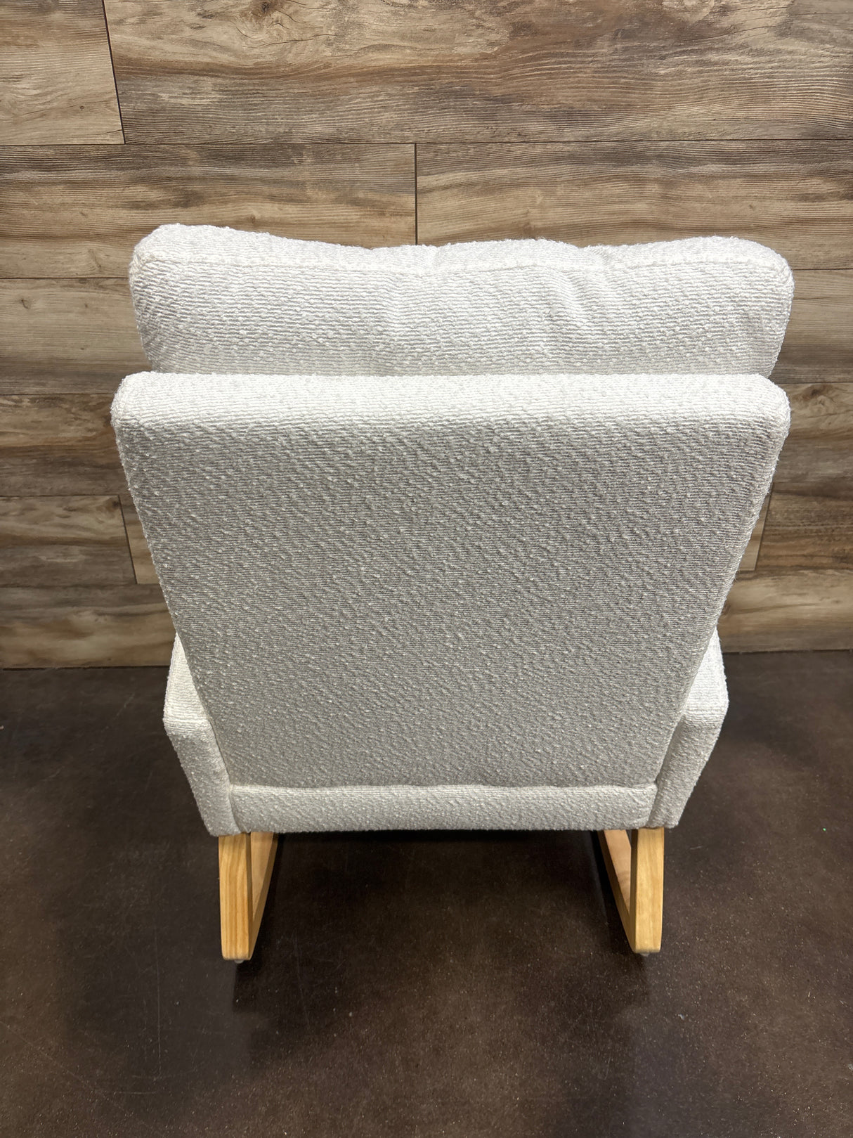 KUAIHAHA Rocking Chair Nursery Glider with Footrest White