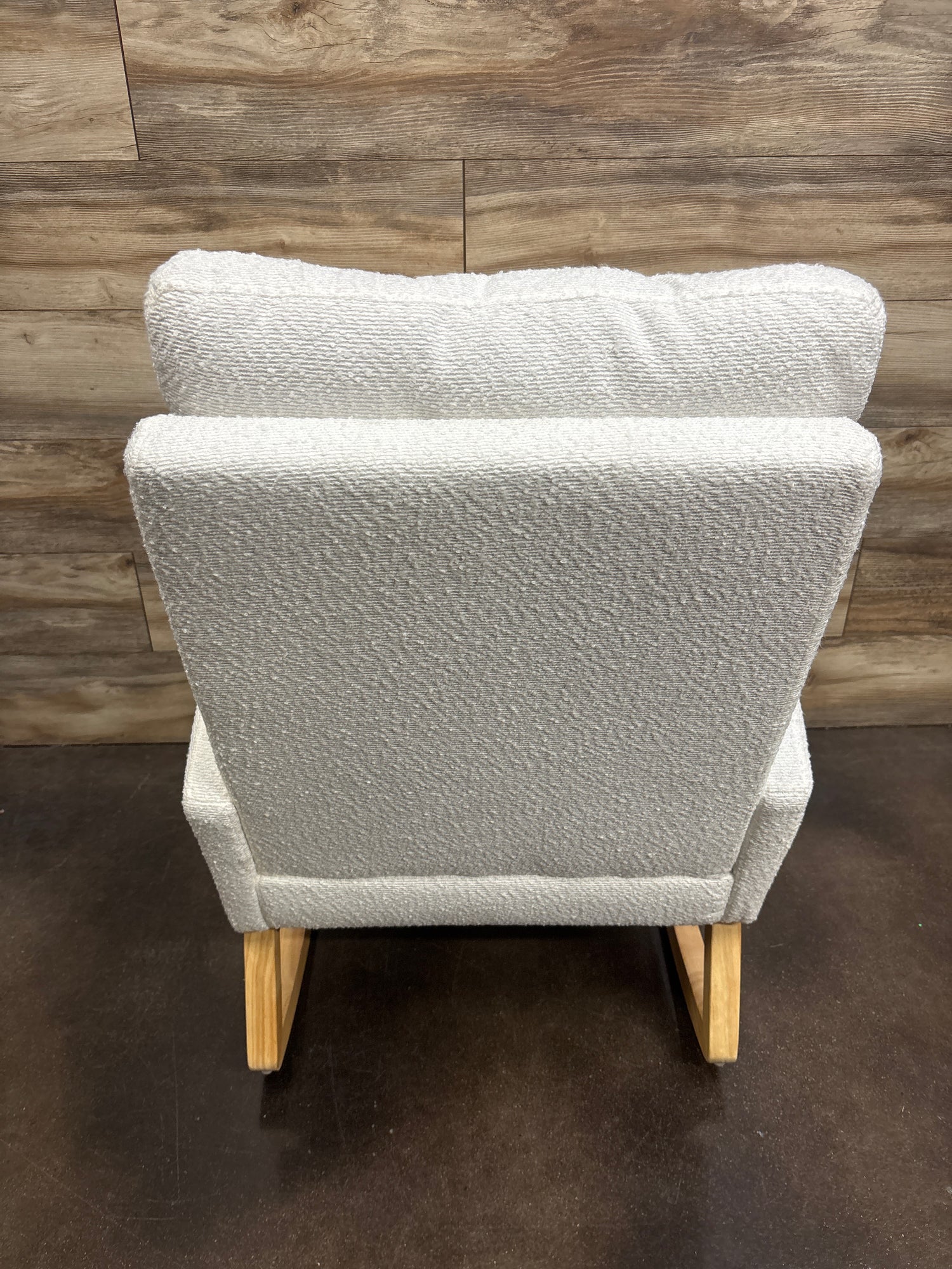 KUAIHAHA Rocking Chair Nursery Glider with Footrest White