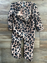 Little Beginnings Leopard Print Bunting Pink sz 6-9m