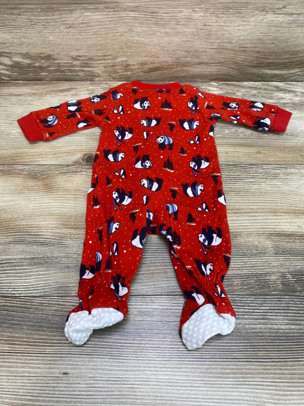 Amazon Essentials Winter Panda Sleeper Red sz Newborn