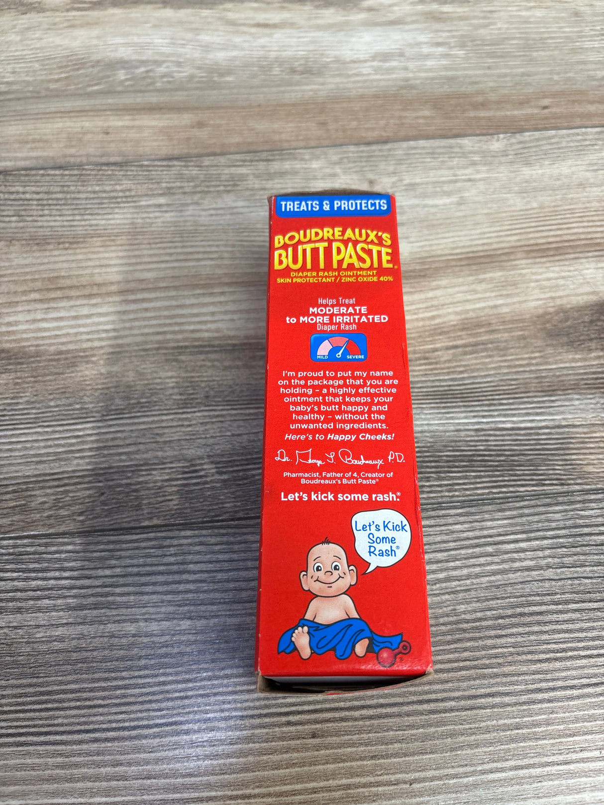 NEW Boudreaux's Butt Paste Max Strength Diaper Rash Ointment 4oz