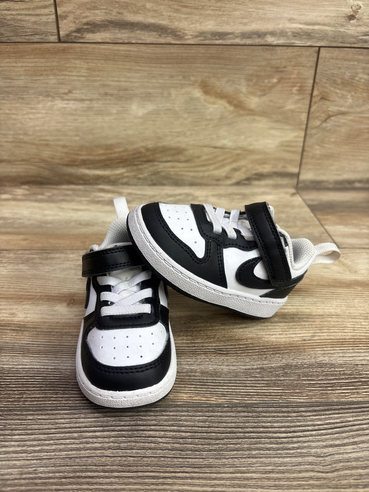 Nike Court Borough Low Recraft TD 'Black White' Sneakers sz 5c