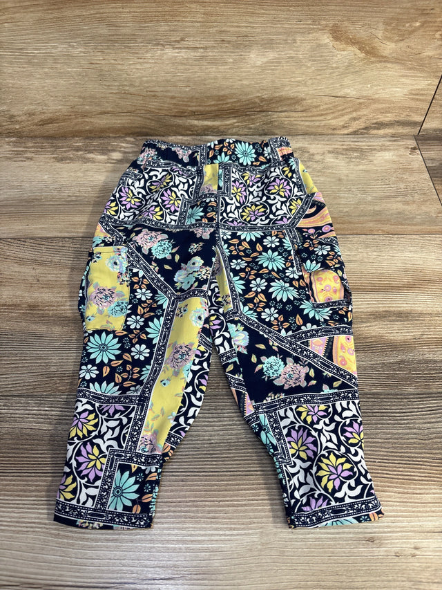Floral Jogger Pants Navy sz 12-18m - Me n Mommy To Be