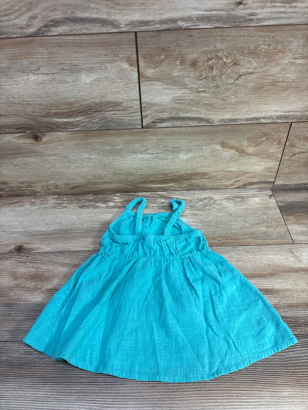Cat & Jack Peplum Tank Top Teal sz 18m