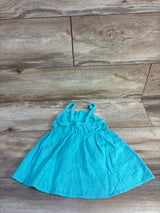 Cat & Jack Peplum Tank Top Teal sz 18m
