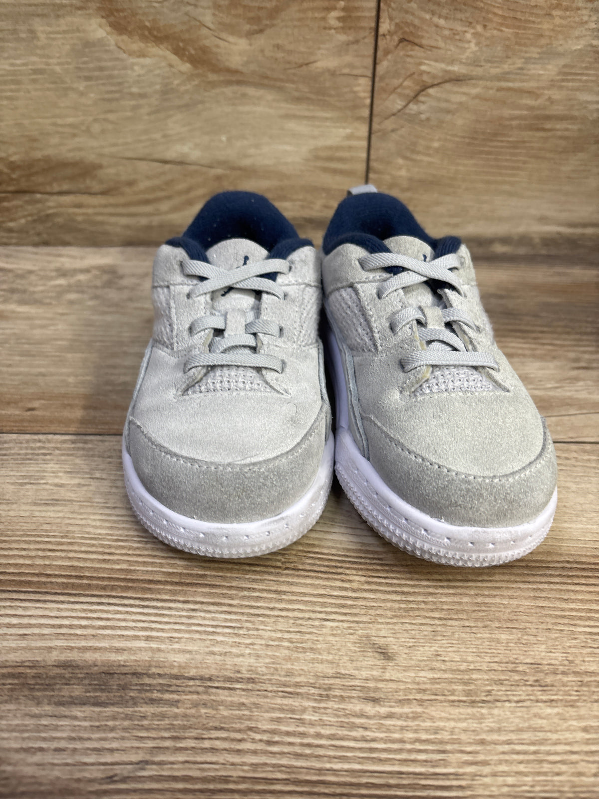 Air Jordan Flight Court TD 'Neutral Grey Midnight Navy' Sneakers sz 10c