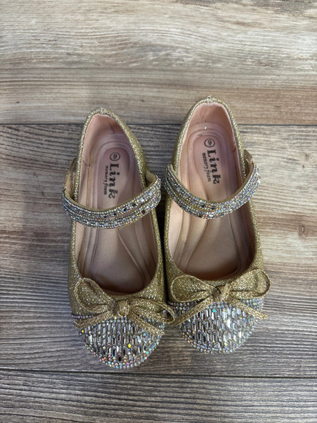 Link Jem Bow Dress Shoes Gold sz 9c - Me n Mommy To Be