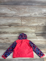 The North Face Glacier Full Zip Hoodie Pink Floral sz 12-18m