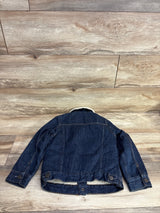 Gap Denim Sherpa-Lined Denim Jacket Blue sz 5T