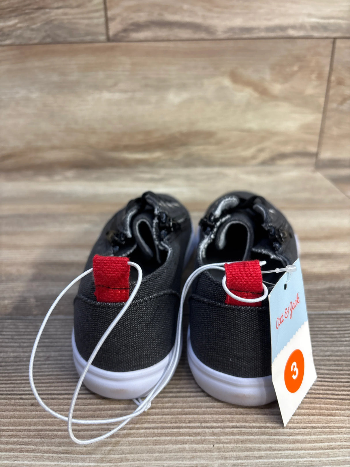 NEW Cat & Jack Lucian Double Zipper Sneakers Grey sz 3Y