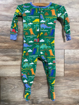 Children's Place Dino Sleeper Green sz 9-12m