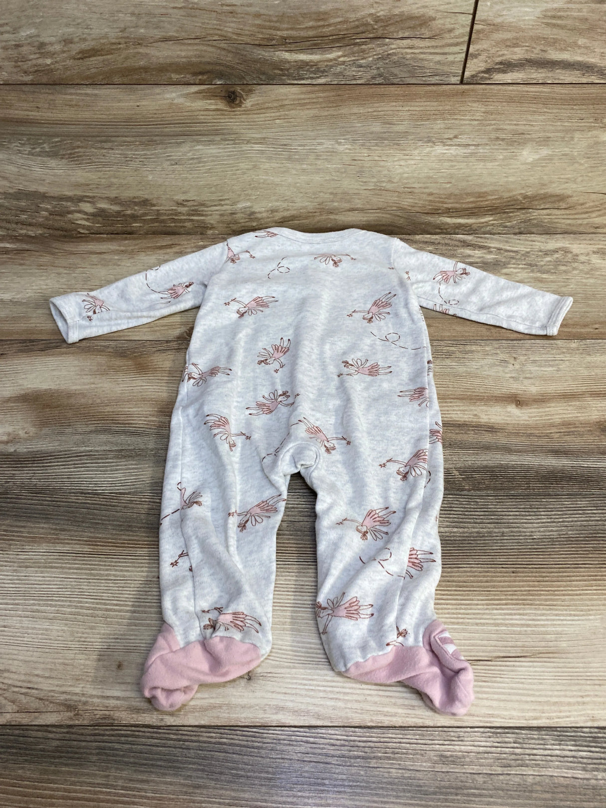Carter's Fairy Print Sleeper Grey sz 9m