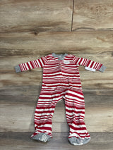 NEW Burt's Bees Striped Sleeper White sz 3-6m