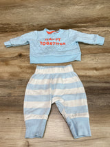 Cat & Jack 2pc Happy Together Sweatshirt & Pants sz Newborn