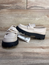 NEW Zara Faux Leather Platform Casual Shoes, Beige sz 9c