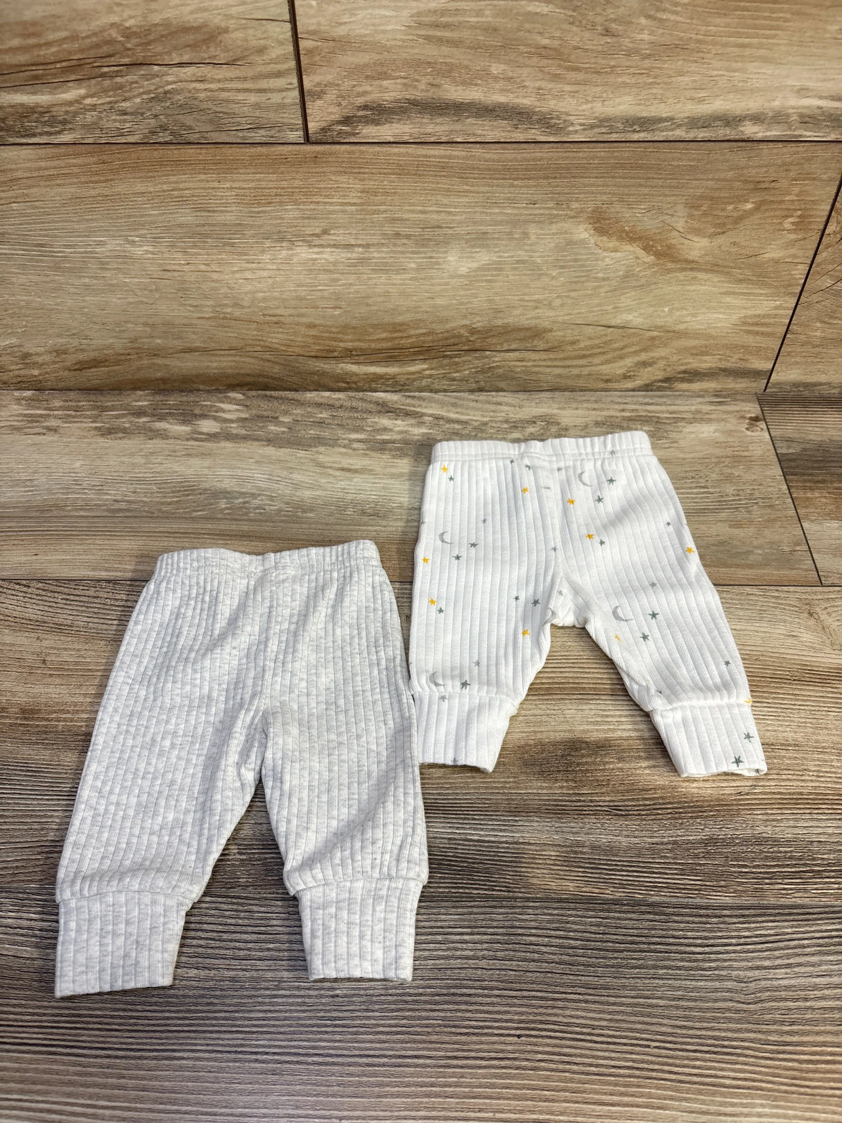 Just One You 2pk Ribbed Pants White sz Newborn