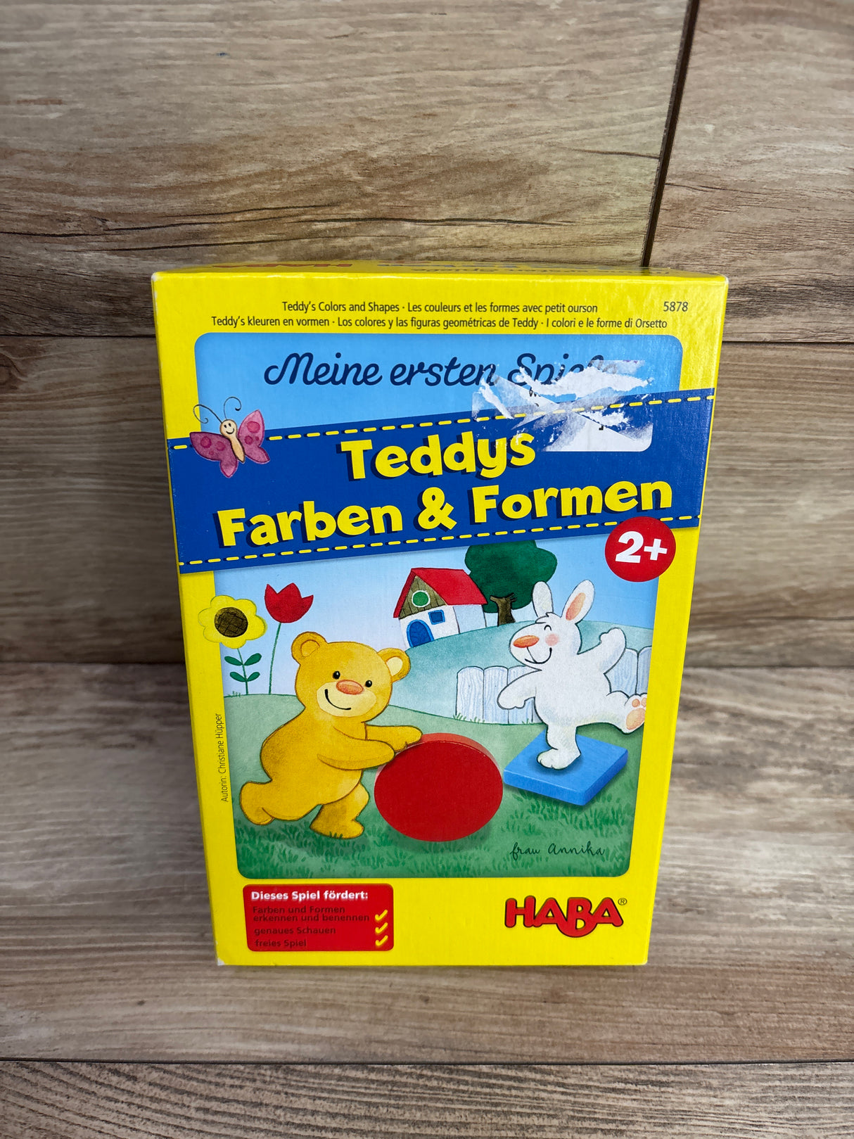 HABA My Very First Games – Teddy’s Colors & Shapes - 4pk Puzzles