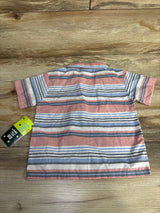 NEW Mick Mack Striped Button Up Shirt sz 3T