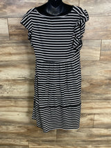 Shein Maternity Striped Dress Black sz XXL