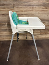 IKEA ANTILOP High Chair with Cushion Insert White