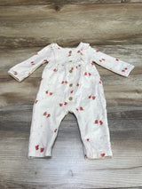 Rabbit + Bear Ruffle Skates Coverall Cream sz 6-9m