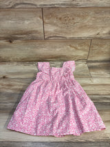 Cat & Jack Floral Flutter Sleeve Dress Pink sz 3T