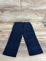 NEW Children's Place Uniform Stretch Chino Pants Navy sz 12-18m