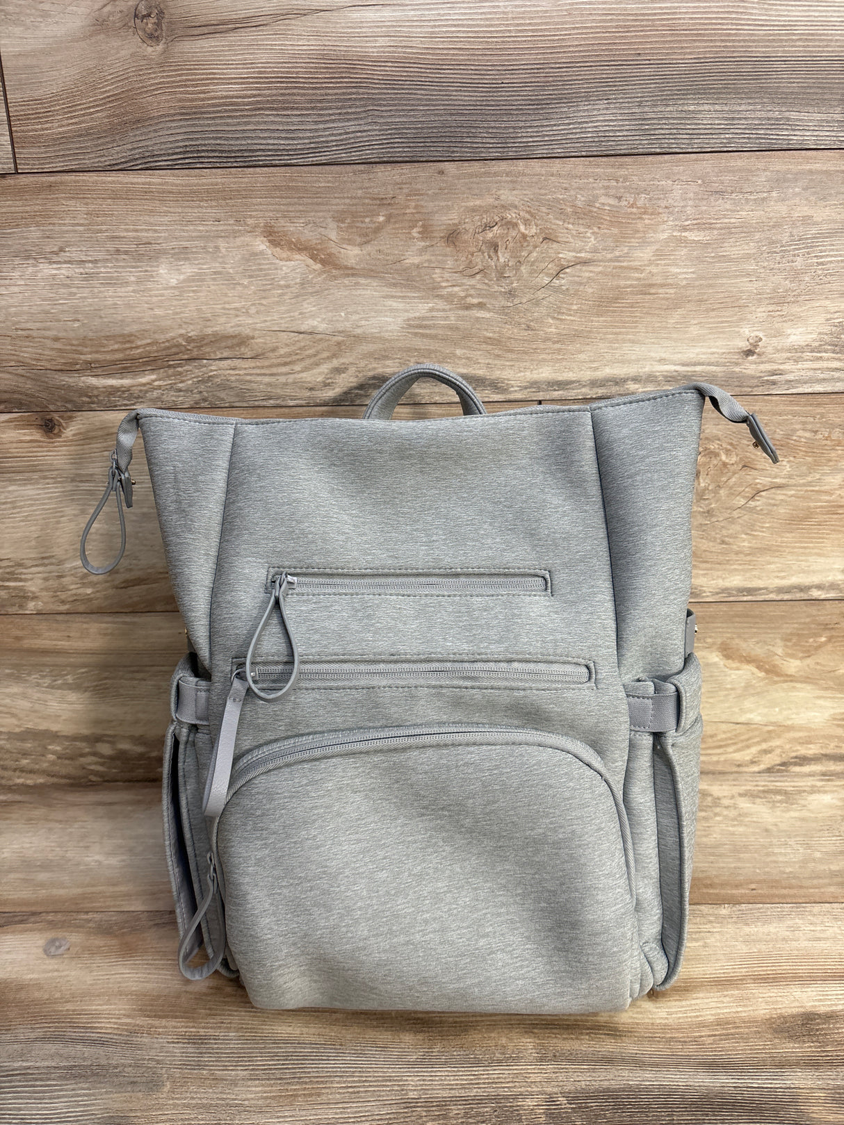 Cloud Island Boxy Diaper Bag Grey