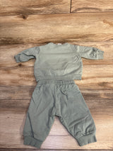 H&M 2pc Sweatshirt & Jogger Set Green sz 3m