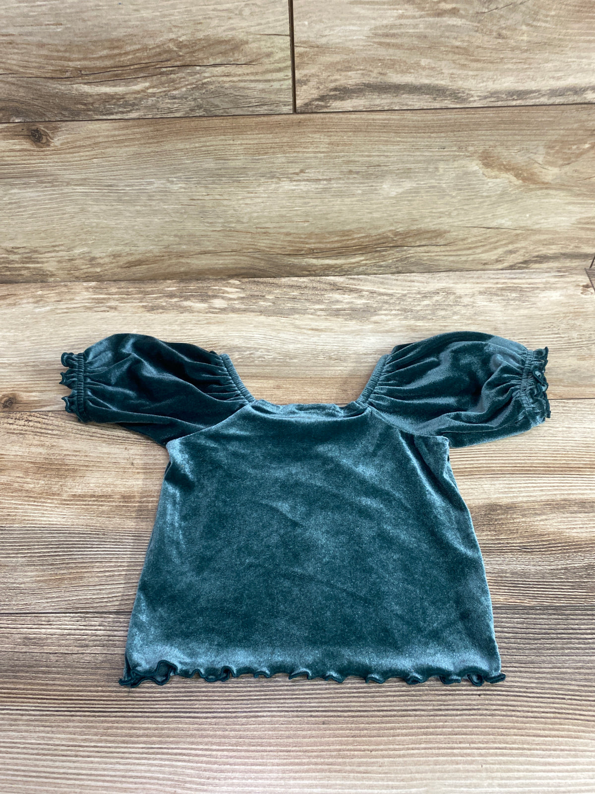 Old Navy Velvet Shirt Green sz 18-24m
