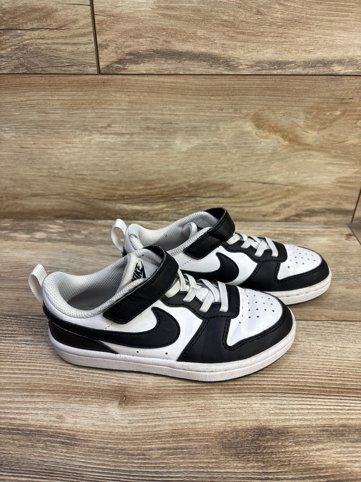 Nike Court Borough Low Recraft Shoes Black/White sz 12c