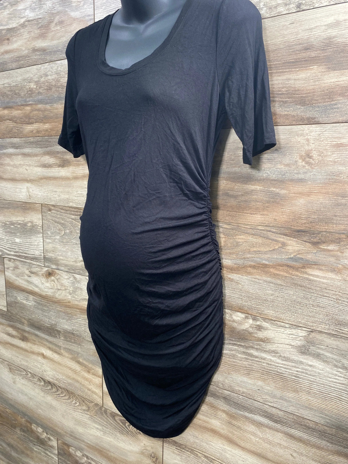 Motherhood Maternity Bodycon Dress Black sz Small