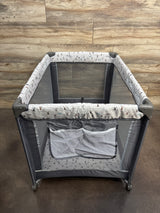NEW Pamo Babe Portable Playard w/ Mat & Toy Bar, Grey